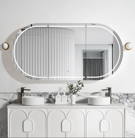 LED Bondi 1800(W)x900(H)White Shaving Cabinet - Premium Edition