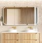 LED Newport 1500(W)x750(H) Natural Oak Shaving Cabinet - Premium Edition