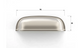 Newport - 90mm Brushed Nickel Handle (Premium Solid Brass Construction)