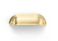 Newport - 90mm Brushed Brass Handle (Premium Solid Brass Construction)