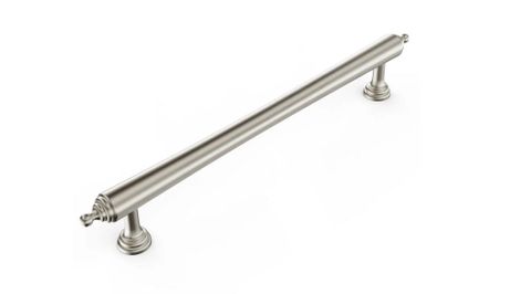Heirloom - 202mm Brushed Nickel Handle (Premium Solid Brass Construction)