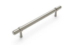 Astor - 210mm Brushed Nickel Handle (Premium Solid Brass Construction)