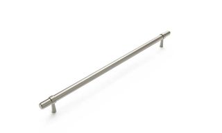 Astor - 370mm Brushed Nickel Handle (Premium Solid Brass Construction)