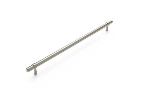 Astor - 370mm Brushed Nickel Handle (Premium Solid Brass Construction)
