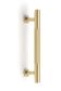 Soho - 132mm Brushed Brass Handle (Premium Solid Brass Construction)