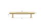Soho - 132mm Brushed Brass Handle (Premium Solid Brass Construction)
