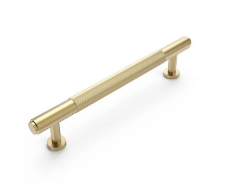 Soho - 165mm Brushed Brass Handle (Premium Solid Brass Construction)