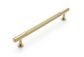 Soho - 195mm Brushed Brass Handle (Premium Solid Brass Construction)