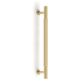 Soho - 195mm Brushed Brass Handle (Premium Solid Brass Construction)