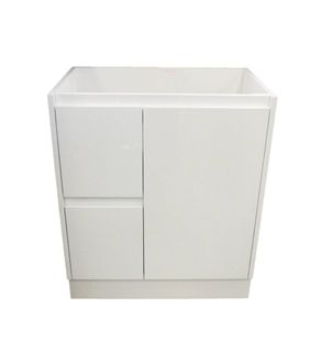 Jessica 750 LHD  Gloss White Vanity