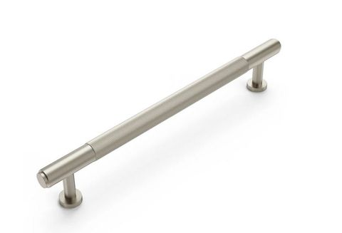 Soho - 225mm Brushed Nickel Handle (Premium Solid Brass Construction)