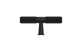 Nord - 80mm Matte Black Handle (Premium Solid Brass Construction)