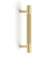 Nord - 130mm Brushed Brass Handle (Premium Solid Brass Construction)