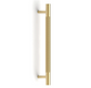 Nord - 200mm Brushed Brass Handle (Premium Solid Brass Construction)