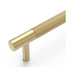 Nord - 200mm Brushed Brass Handle (Premium Solid Brass Construction)