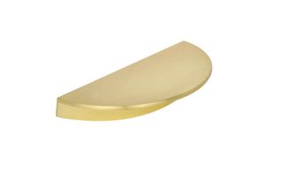 Dune - 80mm Brushed Brass Handle (Premium Solid Brass Construction)