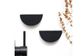 Dune - 80mm Matte Black Handle (Premium Solid Brass Construction)