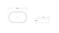 Quay Oval 500x340x120 Carbon Grey Basin