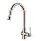 Bordeaux Brushed Nickel Pull Out Kitchen Mixer