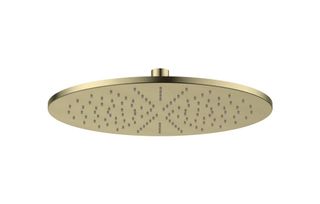 Round Brass Shower Head 300mm PVD Brushed Bronze