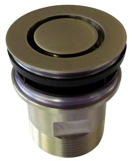 P&W Brass Basin Pop Down 32mm Brushed Nickel