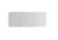 LED Newport 1800(W)x750(H) Matte White Shaving Cabinet - Premium Edition