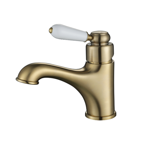 Bordeaux Brushed Bronze Basin Mixer