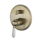 Bordeaux Brushed Bronze Shower Mixer with Diverter