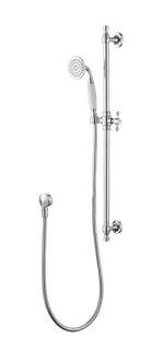 Bordeaux Chrome Shower on Rail