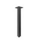MN Square Matte Black Ceiling Dropper 300mm