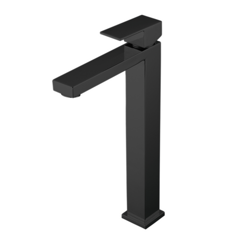Chao Square Black Mini Tall Basin Mixer