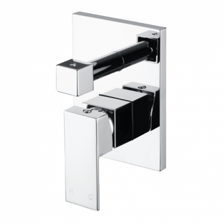 Chao Square Chrome Shower Mixer with Diverter
