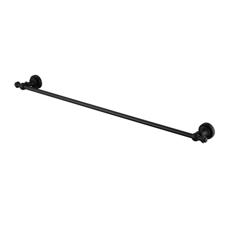 Medoc Single 750 Towel Rail Matte Black