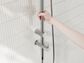 MECCA CARE 25MM GRAB RAIL 900MM TWIN SHOWER SET CHROME