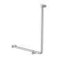 MECCA CARE 32MM 90 DEGREE BENT TUBE GRAB RAIL 750X750MM BRUSHED NICKEL