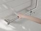 MECCA CARE 32MM 90 DEGREE BENT TUBE GRAB RAIL 750X750MM WITH TOILET ROLL HOLDER