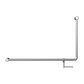 MECCA CARE 32MM DDA 90 DEGREE BENT TUBE GRAB RAIL 600X1000MM WITH TOILET ROLL HO
