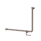 MECCA CARE 32MM DDA 90 DEGREE BENT TUBE GRAB RAIL 600X1000MM WITH TOILET ROLL HO