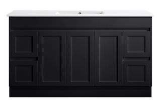 Sophie 1500 Matte BLACK Vanity