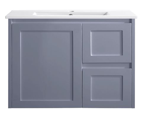 Sophie 750 Matte GREY Wall Hung Vanity