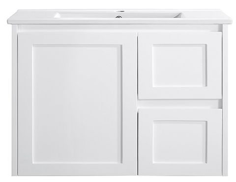 Sophie 750 Matte WHITE Wall Hung Vanity