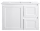 Sophie 750 Matte WHITE Wall Hung Vanity