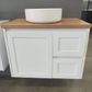 Sophie 750 Matte WHITE Wall Hung Vanity