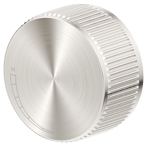 Mica Fluted Progressive Shower Mixer - Brushed Nickel