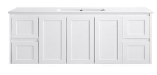 Sophie 1500 Matte WHITE Wall Hung Vanity