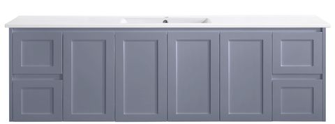 Sophie 1800 Matte GREY Wall Hung Vanity