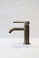 Star Minii Basin Mixer Curved Spout Electroplated Antique Brass