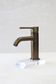 Star Minii Basin Mixer Curved Spout Electroplated Antique Brass