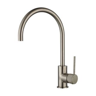 Star Mini Kitchen Mixer With Knurled Handle Pvd Brushed Nickel