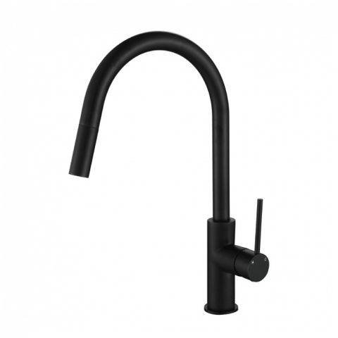 Star Mini Matte Black 35mm Pull Out Kitchen Mixer